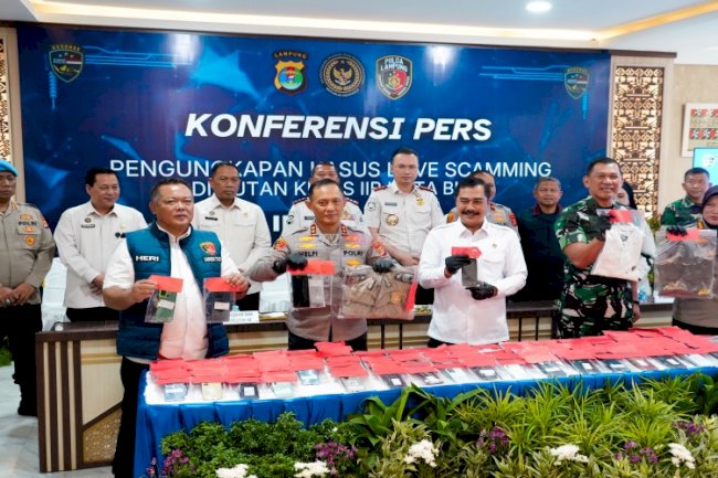 Investigasi Bersama, Kemenimipas dan Polda Lampung Ungkap Kasus Love Scamming di Rutan Kotabumi 