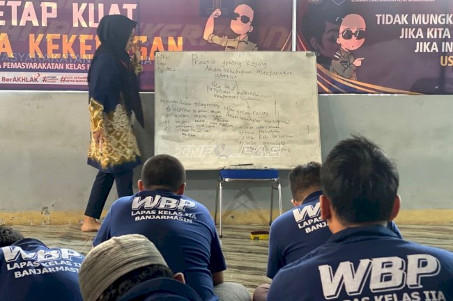 Tingkatkan Literasi dan Wawasan Kebangsaan, Lapas Banjarmasin Intensifkan Pendidikan Kesetaraan