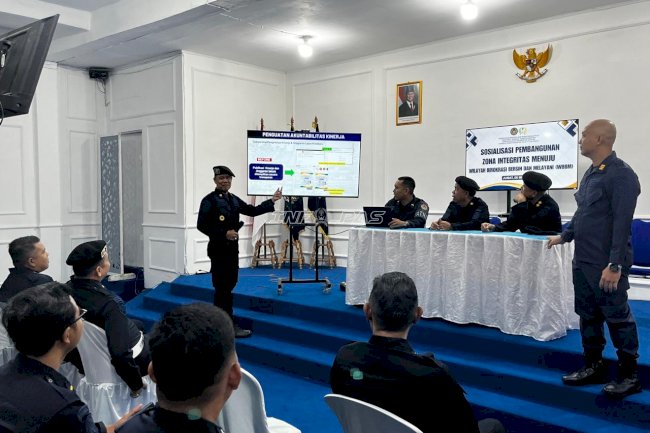 Wujudkan Birokrasi Bersih dan Melayani, Lapas Kotabaru Sosialisasikan Pembangunan Zona Integritas