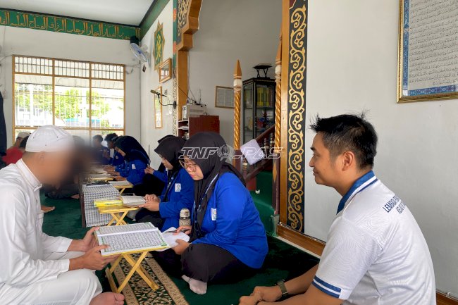 Perkuat Keimanan, Warga Binaan Lapas Tanjung Ikuti Pembelajaran Dasar Baca Al-Qur’an