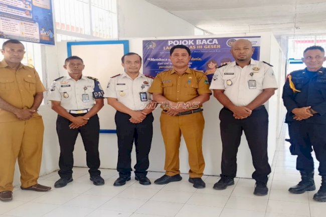 Lapas Geser bersama Dinas Perpustakaan dan Kearsipan Kab. SBT Tingkatkan Literasi dan Implementasi Kemandirian Warga Binaan