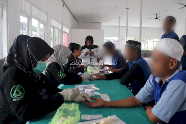 Deteksi Dini HIV dan IMS, 200 Warga Binaan Lapas Tanjung Ikuti VCT Mobile