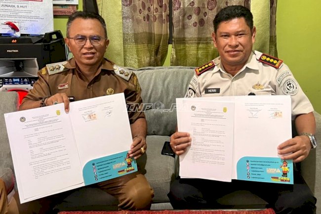Dorong Reintegrasi Sosial, Lapas Banjarmasin Sepakati PKS Desa Binaan dengan Kelurahan Pelambuan