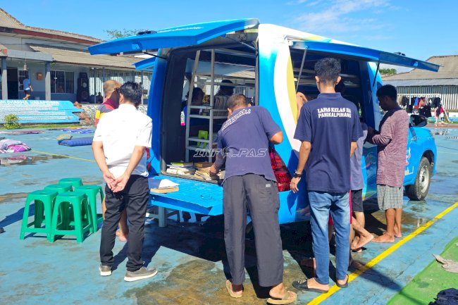 Lapas Pangkalpinang Hadirkan Perpustakaan Keliling untuk Bangun Budaya Literasi