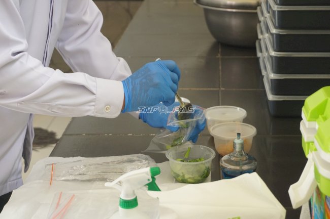 Lapas Tanjungpandan Pastikan Kualitas Dapur Sehat, Labkesda Lakukan Uji Sampel Makanan dan Air