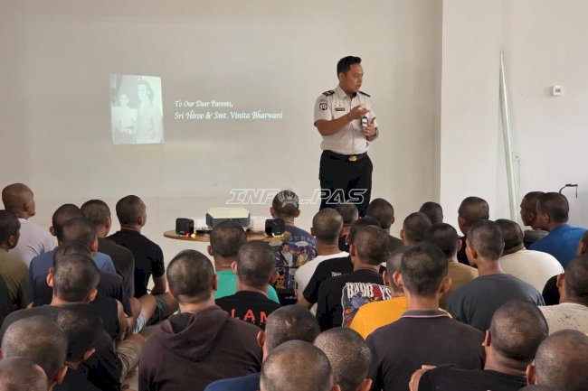 Lapas I Tangerang Bangun Mental 99 Warga Binaan Baru lewat Mapenaling