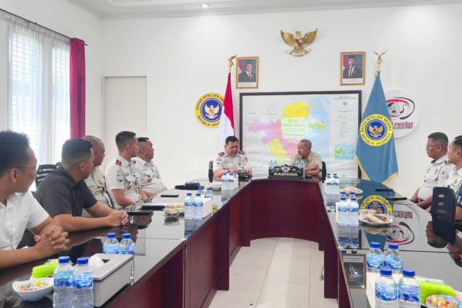 Kakanwil Ditjenpas Kaltim Audiensi  dengan Kabinda, Perkuat Sinergi Keamanan