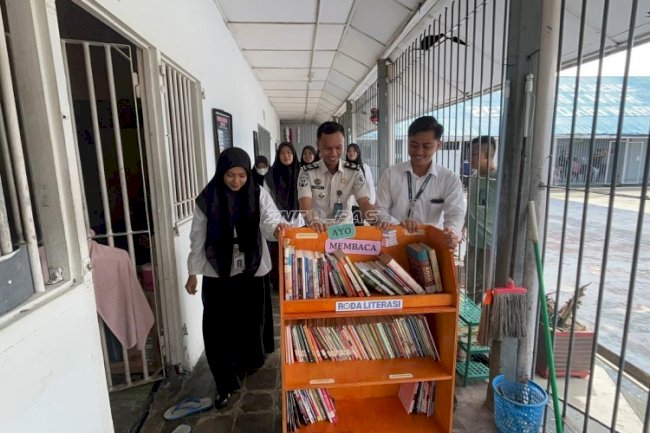Pembinaan Edukatif, Rutan Majene Hadirkan Inovasi Roda Literasi 