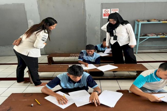 Warga Binaan Lapas Tolitoli Jalani Ujian Kesetaraan Paket B dan C