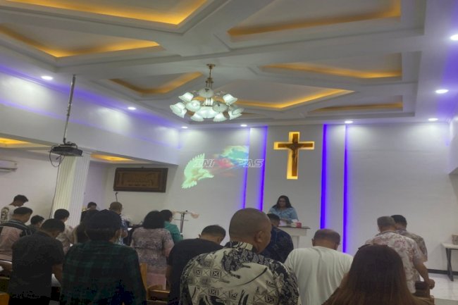Penuhi Hak Spiritual, Warga Binaan Kristen Lapas Palu Rutin Jalani Ibadah Minggu