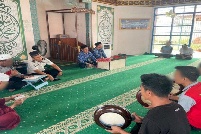 Bangun Kesadaran Spiritual Warga Binaan, Rutan Marabahan dan Kemenag Kab. Batola Gelar Ceramah Agama 