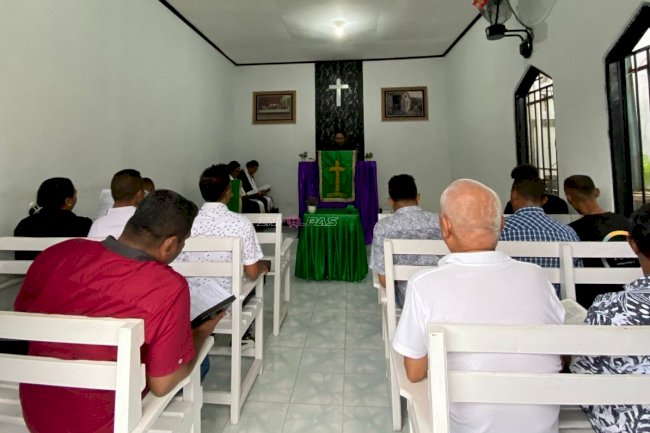 Momentum Kenaikan Yesus Kristus, Lapas Wahai Jadikan Pembinaan Kerohanian Fondasi Perubahan Warga Binaan