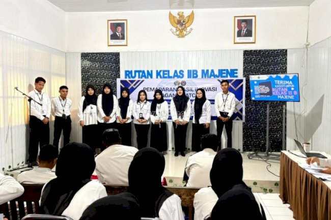 Peserta Magang Nasional di Rutan Majene Tunjukkan Kreativitas dan Kontribusi Nyata