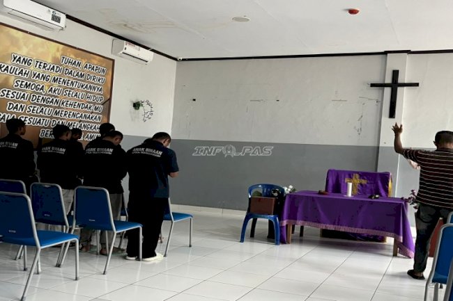 LPKA Manokwari Terima Kunjungan Pelayanan Rohani dari Yayasan Rise and Shine Ministry