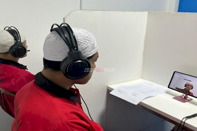 Manfaatkan Teknologi Digital, Lapas Cibinong Fasilitasi Sidang Online bagi Tahanan dengan Aman dan Efektif