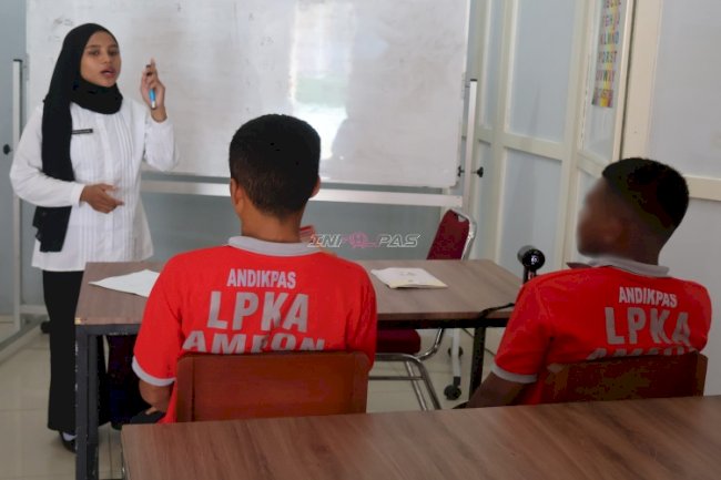 LPKA Ambon Gelar Pembelajaran Matematika bagi Anak Binaan Program Paket A