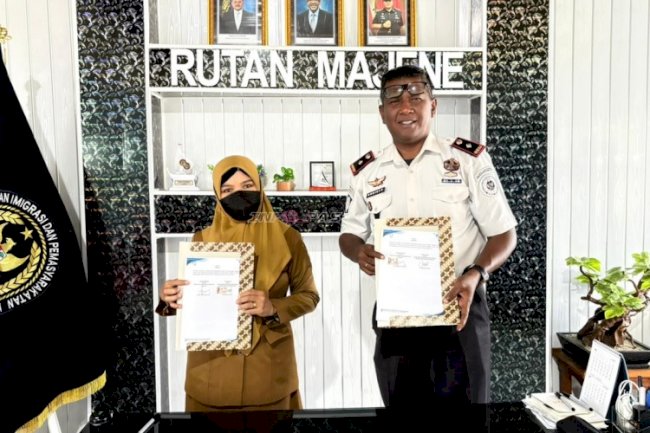 Rutan Majene dan PKBM Sinar Harapan Bangsa Sepakati PKS Pendidikan Warga Binaan