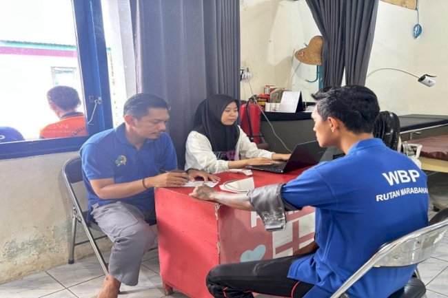 Jaga Kesehatan Warga Binaan, Rutan Marabahan Rutinkan Layanan Medis 