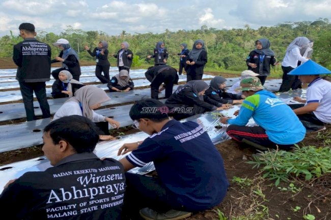 Lapas Kelas I Malang dan BEM FIK Univ. Negeri Malang Gelar Kegiatan Penghijauan dan Sosialisasi Kesehatan di SAE L’sima