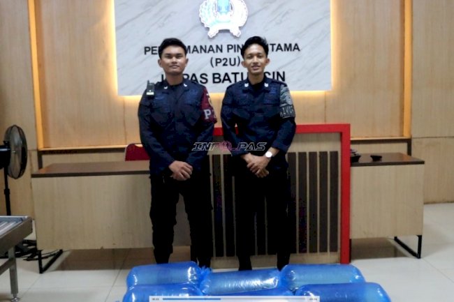 Dukung Pembinaan Produktif, Lapas Batulicin Terima Ribuan Bibit Ikan