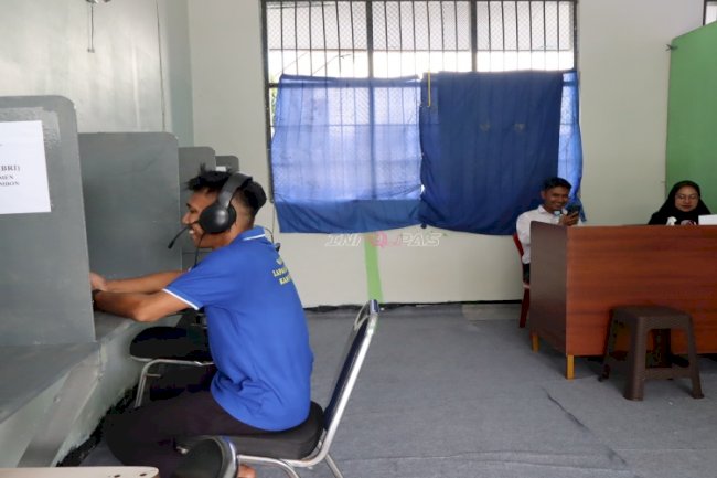 Optimalisasi Wartelsuspas, Lapas Ambon Tambah Perangkat Handphone untuk Layanan Video Call 