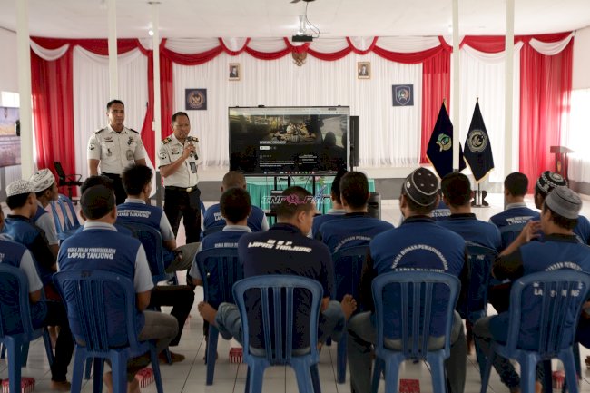 Lewat “The Movie Time”, Warga Binaan Lapas Tanjung Belajar dari Layar Kehidupan