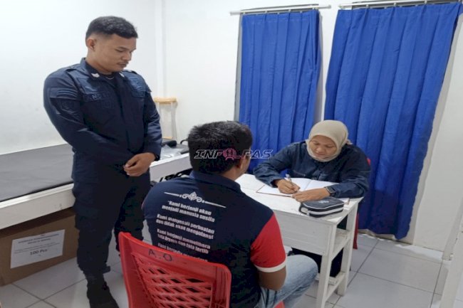 Berantas Narkoba lewat Deteksi Dini Tes Urine, Lapas Wahai Periksa Kesehatan Warga Binaan Baru