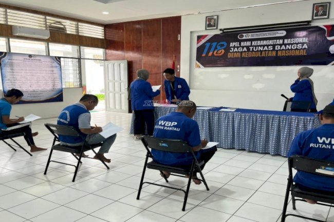 Warga Binaan Rutan Rantau Ikuti Lomba Cerdas Cermat dan Praktik Azan