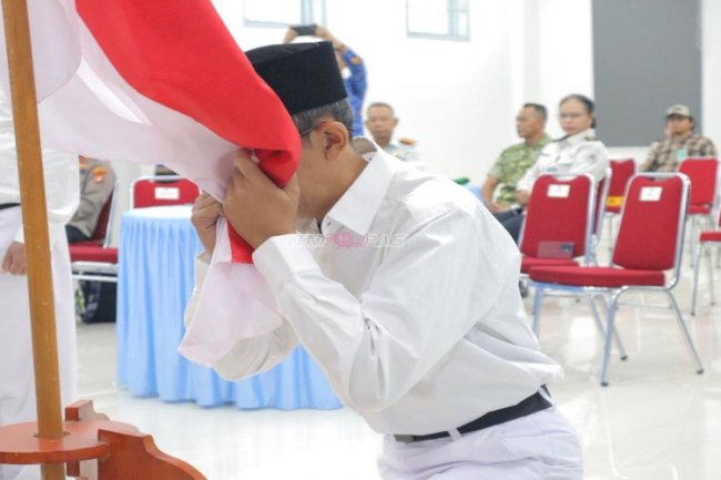 Lapas Kelas I Tangerang Gelar Ikrar Setia NKRI bagi Empat Warga Binaan Terorisme di Hari Kebangkitan Nasional