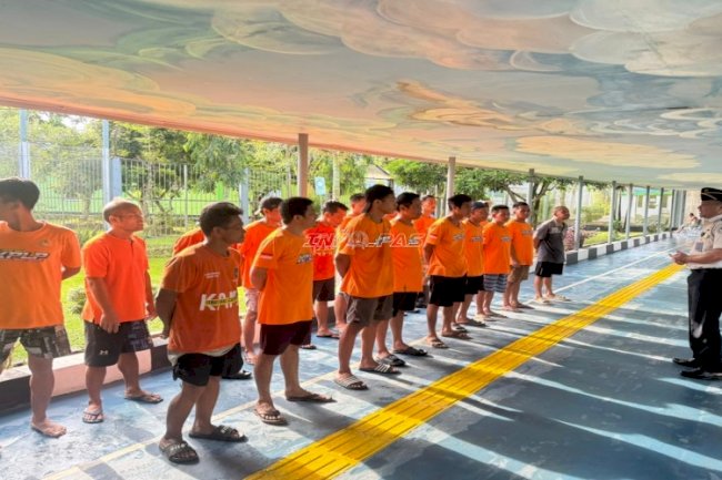 Kalapas Narkotika Karang Intan Beri Apresiasi dan Semangat kepada “Pasukan Orange” Warga Binaan