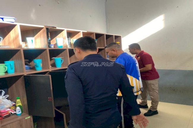 LPKA Ambon Gelar Penggeledahan, Pastikan Blok Hunian Tetap Kondusif