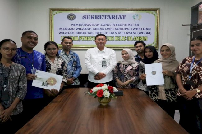 Paparkan Karya dan Gagasan Kreatif, Kalapas Ambon Apresiasi Inovasi Peserta Magang 