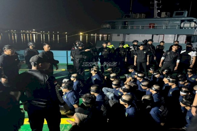 Bersih-bersih Lapas, 40 Warga Binaan Sumsel Dilayar ke Nusakambangan