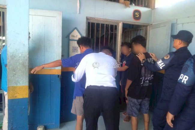 Rutan Marabahan Perkuat Deteksi Dini lewat Razia Rutin Blok Hunian