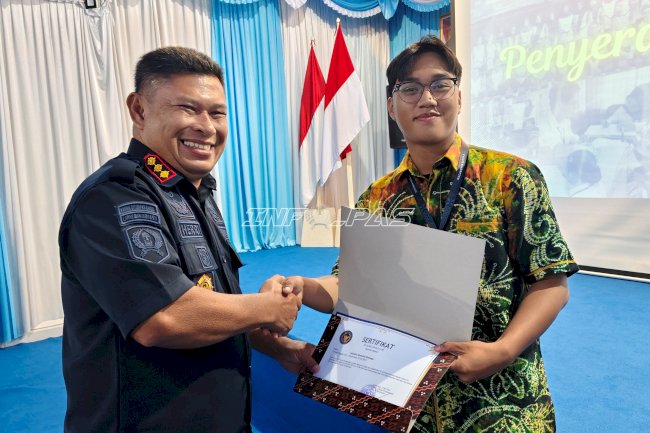 Lapas Banjarmasin Lepas Peserta Program Magang Hub Kemnaker Batch II