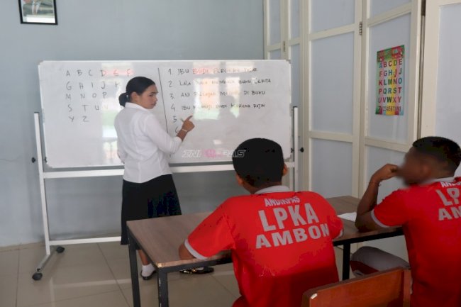 LPKA Ambon Tingkatkan Literasi Anak Binaan lewat Pembelajaran Paket A 