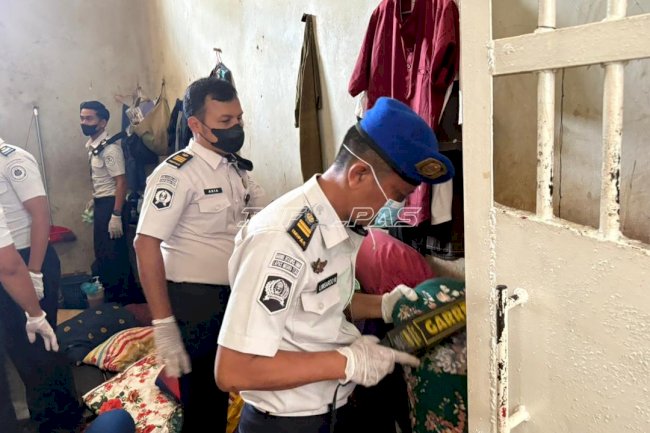 Deteksi Dini Gangguan Kamtib, Lapas Muara Tebo Gelar Razia Insidentil bersama APH