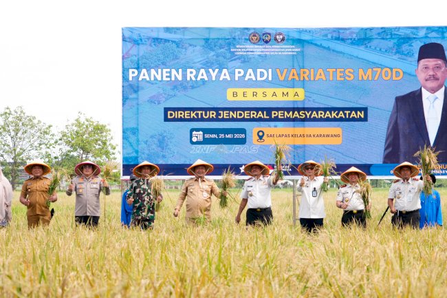 Dirjenpas Tinjau Program Ketahanan Pangan dan SPPG di Lapas Karawang