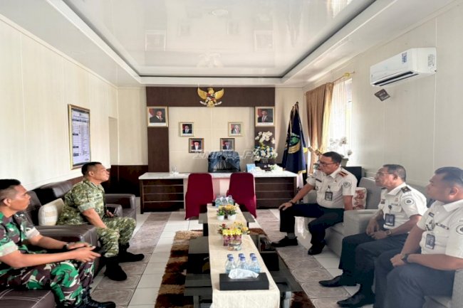 Silaturahmi dan Sinergi, Lapas Ambon Sambut Kunjungan Kepala Oditurat Militer IV-19 