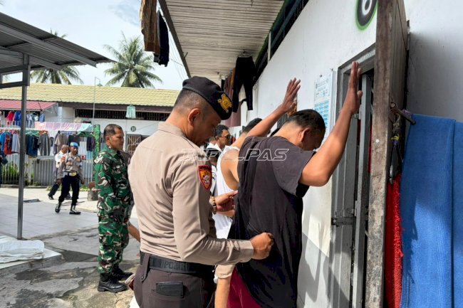 Jelang Iduladha, Rutan Rantau Gandeng APH Gelar Penggeledahan