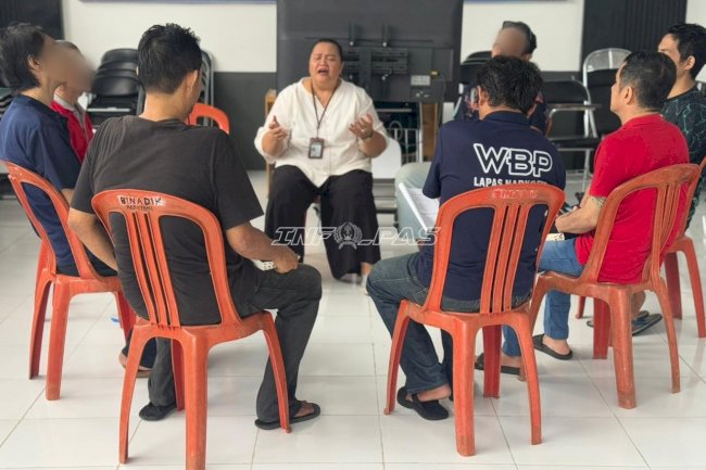 Gelar Kebaktian, Lapas Narkotika Karang Intan Perkuat Mental dan Spiritual Warga Binaan