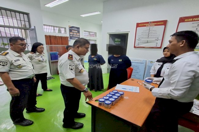 Kanwil Ditjenpas Sulteng Gelar Razia Serentak di Lapas Perempuan dan LPKA Palu