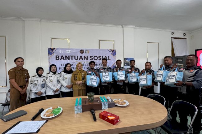 Lapas Perempuan Malang Salurkan Bantuan Sosial bagi Warga Kelurahan Kebonsari