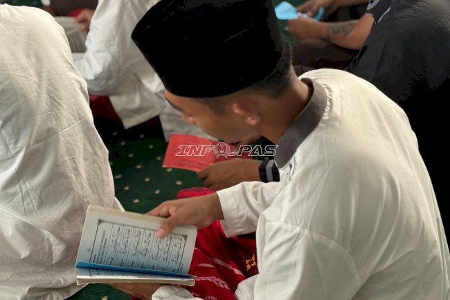 Bangun Iman dan Karakter Anak Binaan, LPKA Palangka Raya Gelar Pengajian dan Yasinan