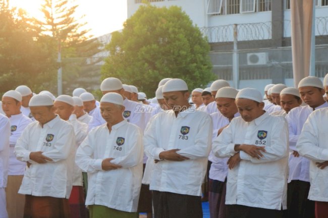Kebersamaan Iduladha di Lapas Pemuda Madiun: Dari Salat Eid hingga Nyate Bareng