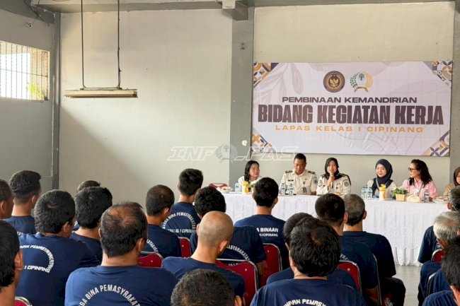 Lapas Kelas I Cipinang Perkuat Pembinaan Kemandirian Melalui Pelatihan Tata Boga Berbasis Industri