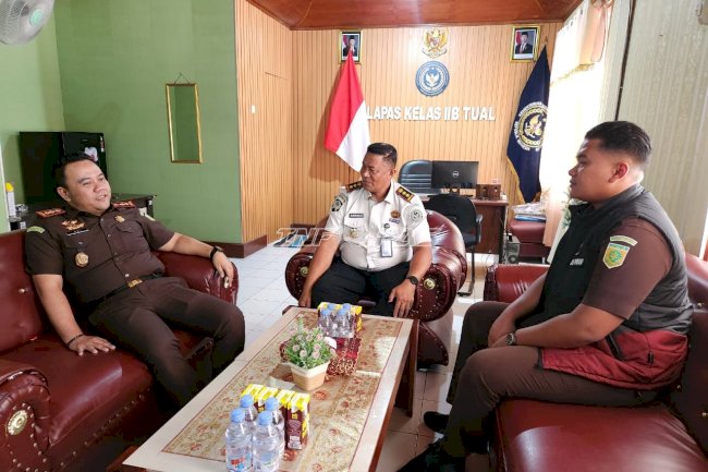 Lapas Tual Terima Kunjungan Kajari, Perkuat Koordinasi Antar-APH