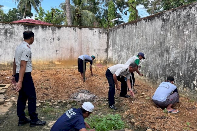Rutan Barabai Tanam 250 Bibit Tomat, Dukung Program Ketahanan Pangan