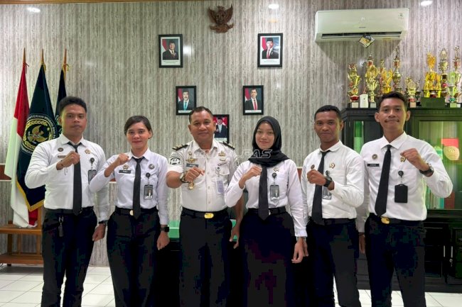 Tiga CASN Lapas Ambon Toreh Prestasi pada Pelatihan Dasar ASN