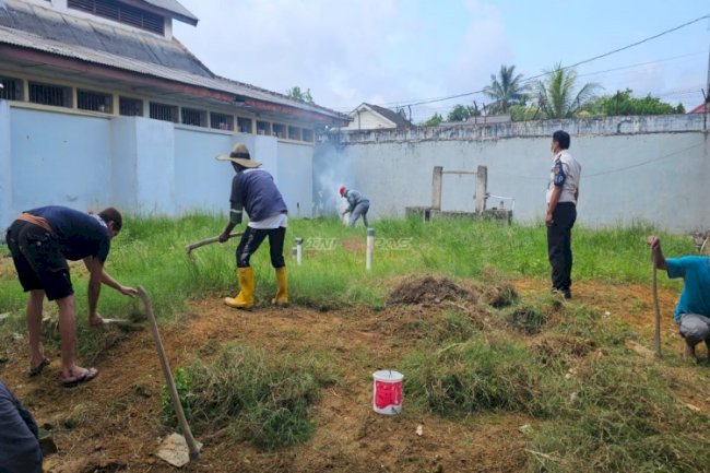 Lapas Pangkalpinang Garap Lahan Idle untuk Pengembangan Kebun Hortikultura
